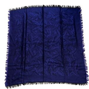 Ben Goodman purple floral square scarf